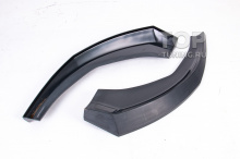 Трехсоставная юбка ADVANCE 2 на передний бампер Киа Рио 4 (2017+) ABS ПЛАСТИК / В ЦВЕТ КУЗОВА (ОПЦИЯ) / ЛЕГКАЯ УСТАНОВКА