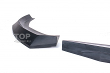 Трехсоставная юбка ADVANCE 2 на передний бампер Киа Рио 4 (2017+) ABS ПЛАСТИК / В ЦВЕТ КУЗОВА (ОПЦИЯ) / ЛЕГКАЯ УСТАНОВКА