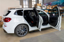 13799 Выдвижные пороги ступени RRS для BMW X3 G01 (2017-2024)