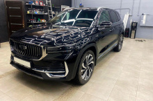 Выдвижные электропороги для Джили Монжаро (KX11) Комплект - 2 шт. (Правый и левый порог) | Нагрузка до 200 кг. | Производство - Корея | Автоматический режим + управление через кнопку