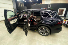 3804 Выдвижные пороги ступени RRS для Geely Monjaro (KX11)