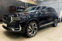 3804 Выдвижные пороги ступени RRS для Geely Monjaro (KX11)