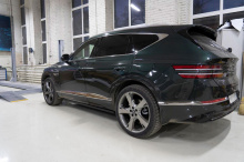 Выдвижные электроподножки для Генезис GV80 (2020+) с автоматическим приводом Комплект 2 шт. | Нагрузка до 200 кг | Производство Корея | Установка в штатные места