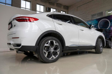 13807 Выдвижные пороги ступени RRS для Haval F7 (I, 2019 - 2024)