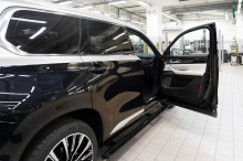 13812 Выдвижные пороги ступени RRS для Exeed VX (2021+)