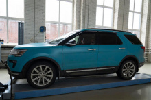 13816 Выдвижные пороги ступени RRS для Ford Explorer V (2010-2019)