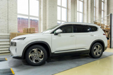 Автоматические электроподножки для Хендай Санта Фе 4 поколения (2018–2023) Комплект 2 шт | Нагрузка до 200 кг | Производство Корея | Датчик Холла | Автоматический режим + управление со смартфона