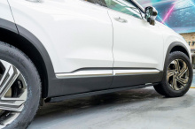 Автоматические электроподножки для Хендай Санта Фе 4 поколения (2018–2023) Комплект 2 шт | Нагрузка до 200 кг | Производство Корея | Датчик Холла | Автоматический режим + управление со смартфона