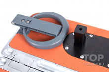 Раскладной столик с держателем напитков в подстаканник для Lixiang L6 / L7 / L8 / L9 Цена за 1 шт. | Усиленный металлический каркас | Кожаная отделка | Поворот 360° | Быстрая установка | Встроенный держатель напитков