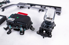 Для Volvo S90 / V90 / XC90 / S60 / V60 / XC60 — тюнинг-комплект: замена оригинальной механической рукоятки переключения передач на новую электронную хрустальную Штатная установка | Конверсия в рестайлинг 