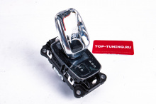 Для Volvo S90 / V90 / XC90 / S60 / V60 / XC60 — тюнинг-комплект: замена оригинальной механической рукоятки переключения передач на новую электронную хрустальную Штатная установка | Конверсия в рестайлинг 