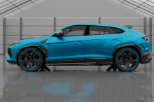 Аэродинамический обвес Ларгенда для Ламборгини Урус SE — Ларте Дизайн Окрашенный базальт или натуральный карбон | Премиум | Штатный монтаж