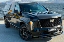 Аэродинамический обвес для Кадиллак Эскалейд (5 рестайлинг 2024–2026) — LARTE Design Esthete Премиум | Штатная установка | Натуральный карбон или окрашеный базальт