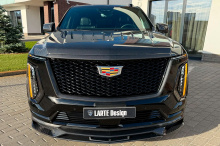Аэродинамический обвес для Кадиллак Эскалейд (5 рестайлинг 2024–2026) — LARTE Design Esthete Премиум | Штатная установка | Натуральный карбон или окрашеный базальт