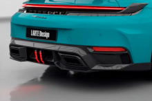 Аэродинамический обвес Ларте Дизайн для Порше 911 Каррера (992.2 рестайлинг) Премиум | Натуральный карбон и окрашенный базальт | Штатный монтаж