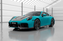 Аэродинамический обвес Ларте Дизайн для Порше 911 Каррера (992.2 рестайлинг) Премиум | Натуральный карбон и окрашенный базальт | Штатный монтаж