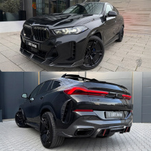 Аэродинамический обвес Ларте Дизайн для БМВ Х6 G06 рестайлинг — Лайт версия Премиум | Натуральный карбон или окрашенный базальт | Штатная установка