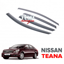 Дефлектор окон на Nissan Teana.