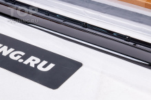 13898 Элероны под пороги M Performance на BMW 5 G30 черные