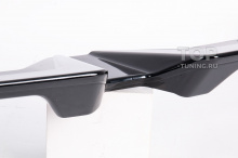 Продувной спойлер MS – Тюнинг Лисян Л6 (Ли Авто) – Черный глянец В комплекте двусторонний скотч, вырезанный по размерам плоскостей прилегания (3 шт.)