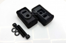 Проставки под передние сиденья для Лисян Л6 (30 мм, с карпетом) Комплект на 1 кресло | PET-G пластик