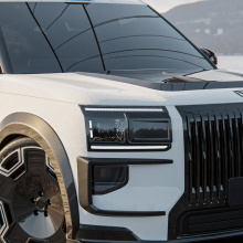 Накладки Ренегейд на фары — Зикр 9 Икс Оригинал / Черный глянец / Натуральный или кованый карбон (опция)