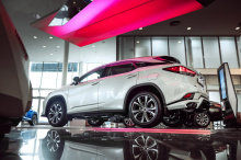 Аэродинамический обвес МТР Дизайн  для Лексус РХ (2019-2022) ABS-пластик | Штатная утсановка | Под окраску