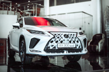 13968 Передний бампер MTR Design (в сборе) для Lexus RX (2019-2022)
