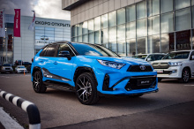 Аэродинамический обвес МТР Дизайн для Тойота РАВ4 (2018+) (XA50) ABS-пластик | Штатная установка | Под окраску