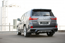 Аэродинамический обвес МТР Дизайн для Лексус ЛХ 450d / 570 (2015–2021, J201, рестайлинг 2) ABS-пластик | Штатная установка | Под окраску