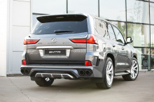 Аэродинамический обвес МТР Дизайн для Лексус ЛХ 450d / 570 (2015–2021, J201, рестайлинг 2) ABS-пластик | Штатная установка | Под окраску