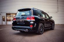 Аэродинамический обвес МТР Дизайн для Тойота Ланд Крузер 200 (2015–2021, J200) ABS-пластик | Штатная установка | Под окраску