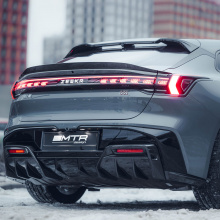 Карбоновые юбки на задний бампер МТР Дизайн для Зикр 001 (2021+) Натуральный карбон | Установка только на задний бампер MTR Design