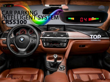 Универсальные парктроники Car System Refine, с потолочным индикатором расстояния, 4 парктроника черного или серого цвета.
