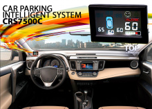 Система помощи при парковке с ЖК дисплеем Car System Refine. 4 парктроника, цвет на выбор. Установочный комплект. 