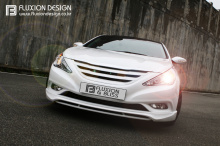 Тюнинг Hyundai Sonata YF - комплект накладок и решетка.