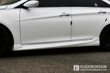 Тюнинг Hyundai Sonata YF - комплект накладок и решетка.