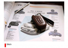 Чехол для смарт-ключа (3 кнопки) для Hyundai Solaris.