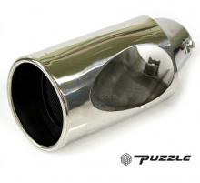 Насадка на глушитель Puzzle PZ-1013 Одноствольная. Полированная нержавеющая сталь. Цена 1300 руб. - за штуку.