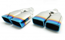 Универсльная сдвоенная насадка глушителя Sterlin F1