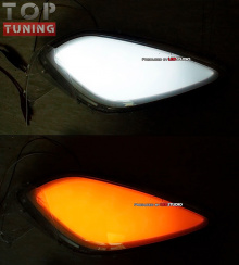 Сверх-яркие, 24w, светодиодные модули-вставки в противотуманные фары