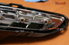 Светодиодные модули ходовых огней в передние фары - тюнинг X-Look на KIA Sportage 3.