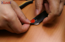 Светодиодные модули ходовых огней в передние фары - тюнинг X-Look на KIA Sportage 3.