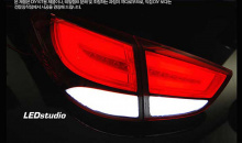 Светодиодные модули в фонари - тюнинг оптики Hyundai ix35.