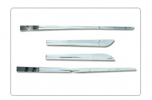 Стайлинг Хендай Элантра - хромированные молдинги порогов.