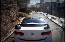 Тюнинг Киа Серато Куп - накладка на заднее стекло