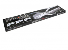 Тюнинг Хендай Соната 6 - хромированные ветровики на боковые окна - комплект 4 штуки - от производителя Auto Clover.