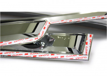 Тюнинг Киа Оптима - хромированные дефлекторы на боковые окна