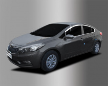 Тюнинг Киа Серато - ветровики на боковые окна - комплект 4 штуки - от компании Auto Clover.