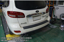 Двойная насадка на глушитель Puzzle - Тюнинг Hyundai New Santa Fe 2